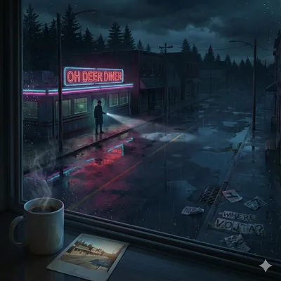 Neon Vigil Rain